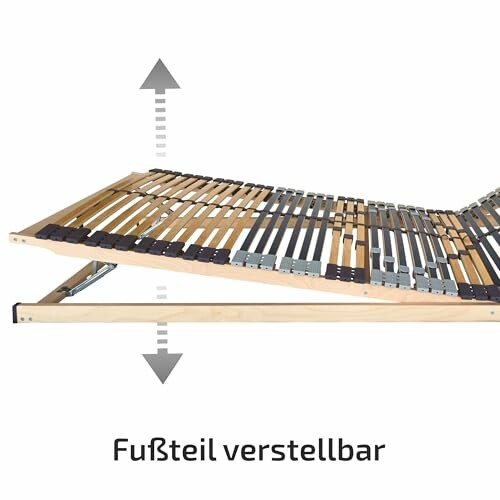 Verstellbarer Lattenrost mit Fußteil