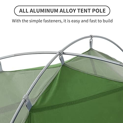 Zeltstange aus Aluminiumlegierung mit einfachen Verschlüssen