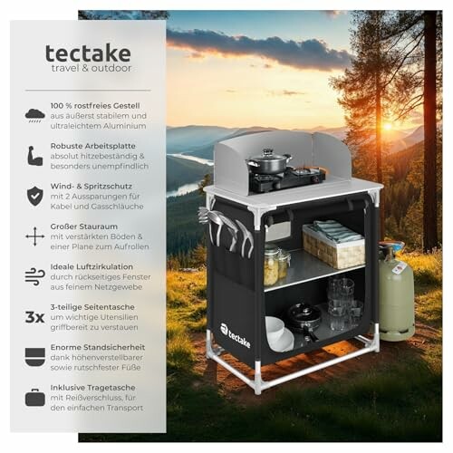tectake® Camping Küche