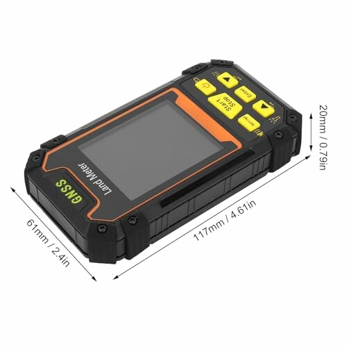 Tragbares GPS-Gerät mit Bildschirm und Tasten