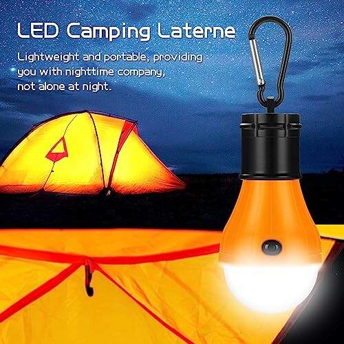 Funyord LED Campinglampe Set