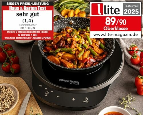 ROMMELSBACHER Einzelkochplatte CTA 1800/IN