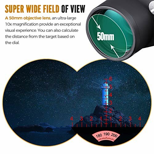 Optik mit 50mm Objektivlinse und Nachtsicht